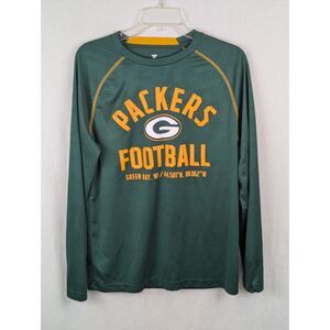 Fanatics Green Bay Packers Dri-Fit Long Sleeve Shirt Men's Size Medium